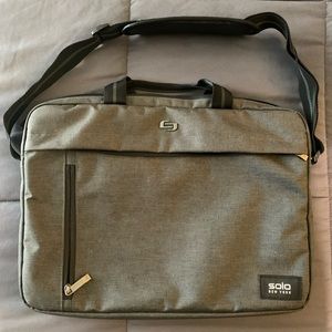 Solo New York Laptop Bag Gray
